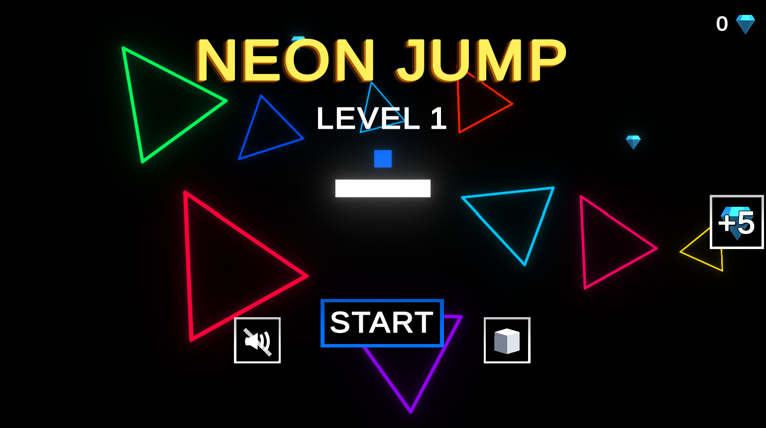 Neon Jump Complete Unity Game + Admob by Ragendom CodeCanyon